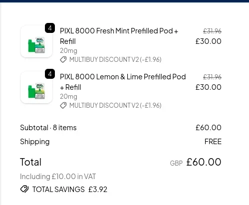 Recently Purchased PIXL 8000 Pods.webp